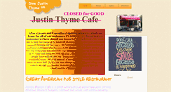 Desktop Screenshot of dinejustinthyme.com